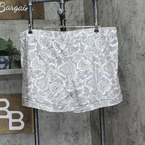 NWT Vera Bradley Cotton Pajama Set Button-up Shirt and Shorts Java Lace Gray 2XL - Picture 6 of 9